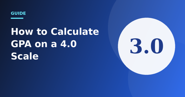 How to Calculate GPA on a 4.0 Scale (With Examples)